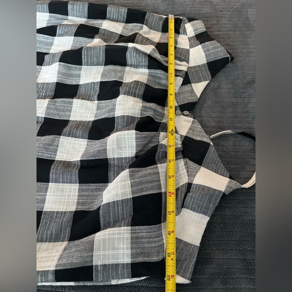 True Craft Black and White Plaid Dress | Size XL | NEW - Picture 5 of 6